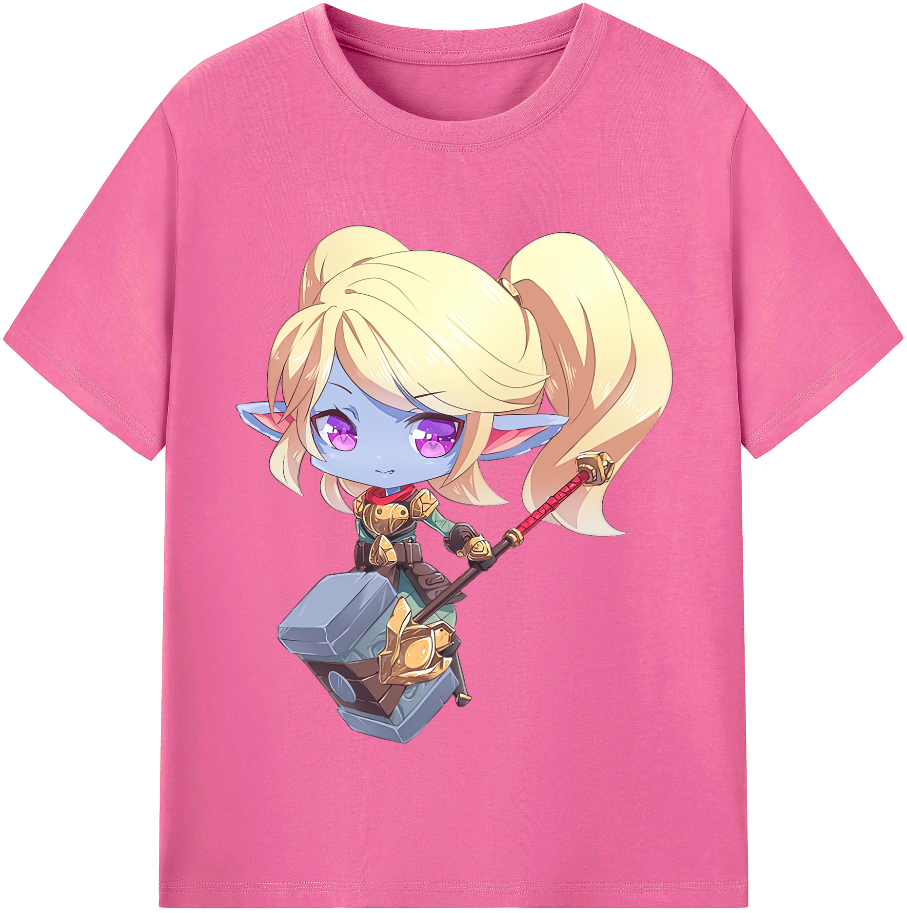 （画像用） リーグ・オブ・レジェンド League of Legends LOL レディースカジュアルプリントTシャツ（綿100％）
